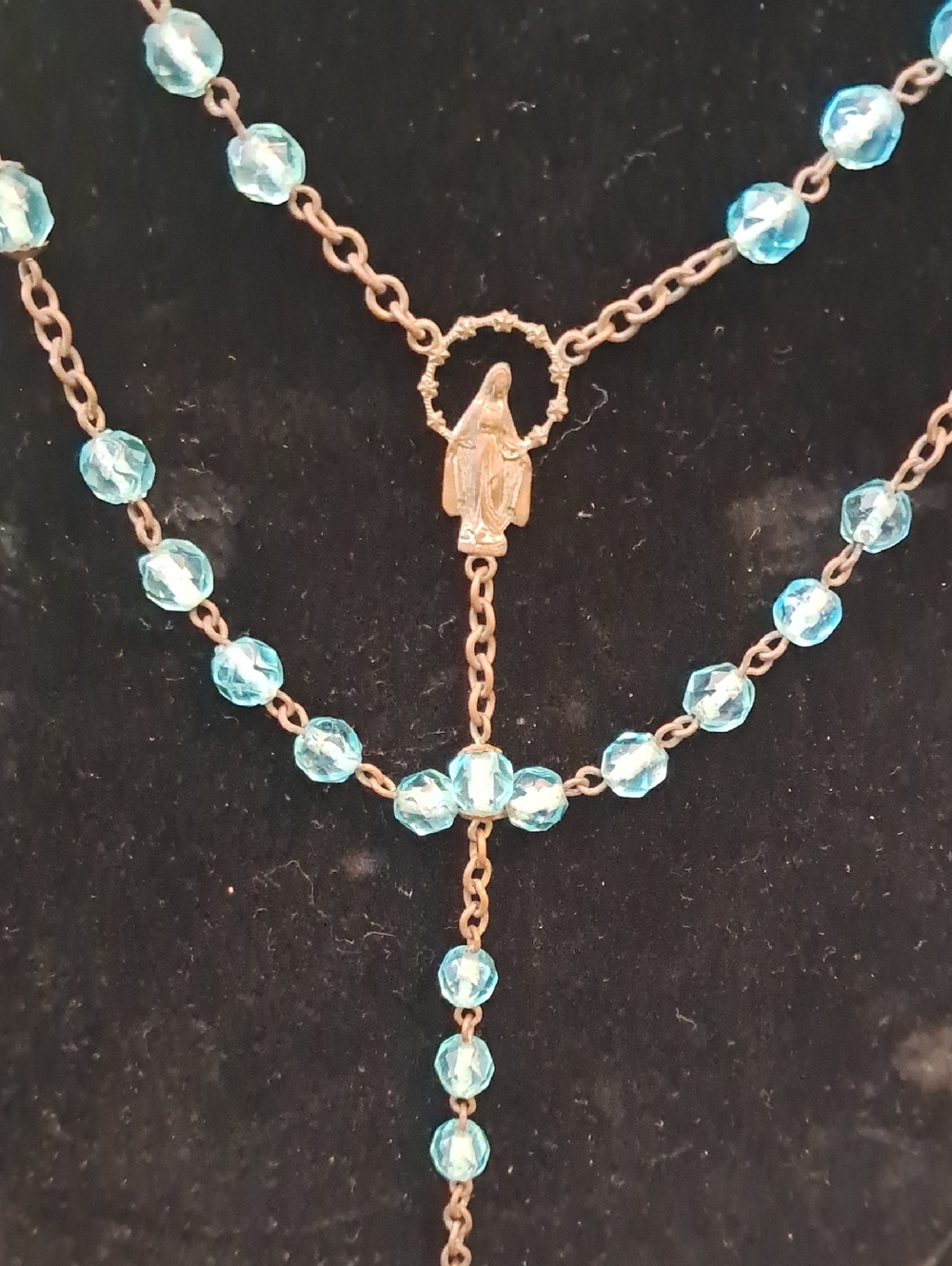 Vintage Miraculous Medal Rosary